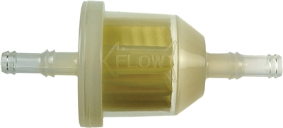 Visu-filter inline fuel filter, 5/16" x 10 micron