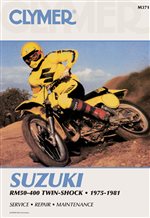 Clymer Manuals - Suzuki RM50-400 Twin Shock 1975-1981