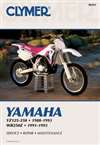 Clymer Manuals - Yamaha YZ125-250, 1988-1993 and WR250Z 1991-1993
