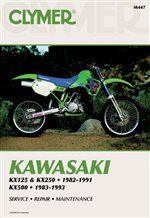 Clymer Manuals - Kawasaki KX125 and KX250, 1982-1991 and KX500, 1983-2004