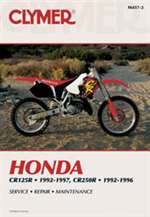 Clymer Manuals - Honda CR125R 1992-1997 and CR250R 1992-1996