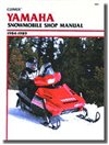 Clymer Manuals Yamaha Snowmobile, 1984-1989