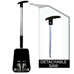Shovel w/detachable saw