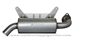 2015-2017 Polaris RZR XP 1000 Stainless Steel Muffler
