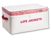 Type 2 Keyhole Life Jacket, 4 Adult Vests w/Bag
