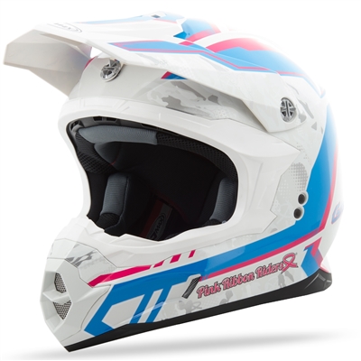 GMAX MX86 Pink Ribbon Riders Off-Road Helmet