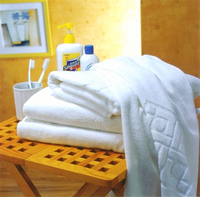 Towel with Jaquard design