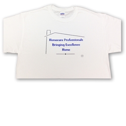 0104L Homecare Excellence White T-shirt, Large (7 Coupons)