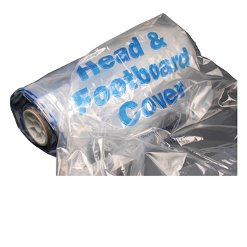0140 Head & Footboard Clear Cover, Invacare Size, 50/Roll