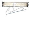 1165 Cable Ties, Plastic, 5.2 Inch, 100/pkg