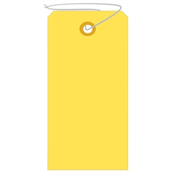 223YEL Equipment Status Tag, Yellow, 150/pkg