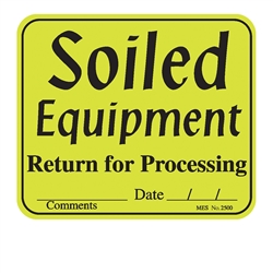 2500 "Soiled" label, 200/roll