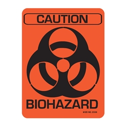 2536 "Biohazard Caution" label, 50/roll