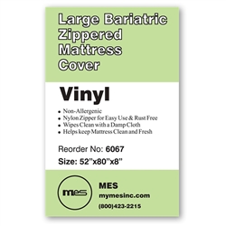 6067 Zippered Large Bariatric Mattress Cover, 6/box