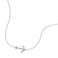 Sideways Anchor Necklace