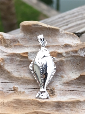 Dangle Flounder Pendant