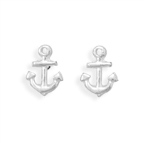 Anchor Stud Earrings