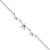 Sterling Silver Starfish Anklet