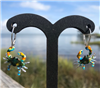 Enamel Crab Earrings