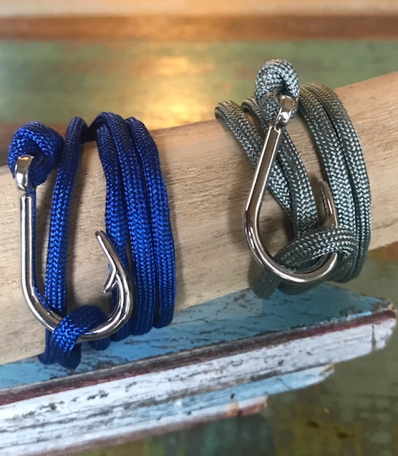 Light-Blue & Gold-Tone Fish Hook Bracelet | In stock! | Tailor Toki