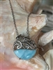 Larimar Dolphin Necklace