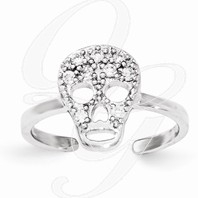 Sugar Skull Toe Ring