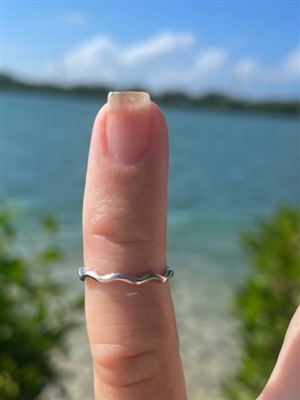 Waves Toe Ring