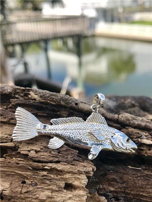 Silver Redfish Pendant