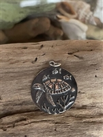 Sea Turtle Coin Pendant
