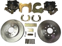 9" Ford Econo Rear Disc Brake Kit with Emergency Brake Calipers