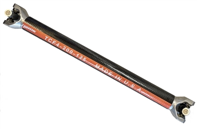 31.5" LONG Carbon Fiber 2.25" OD Superflex Drive Shaft with 1310 U-Joints