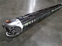 Carbon Fiber 3.75" OD Drive Shaft with 1350 U-Joints SHORT