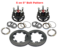 GN 5x5 bolt pattern hub & rotor kit