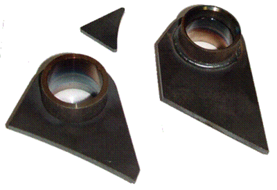 Ford 9" Metric Upper Trailing Arm Mounts Rear w/out bushing