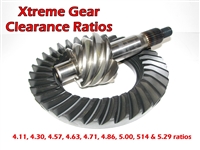 CLEARANCE RATIOS Xtreme Gear 8620 Ultralight Ring & Pinion for 9" Ford