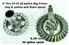 Xtreme COMBO Drag Race 4.29 PRO 9310 Ford 9" Ring & Pinion and 40 spline Steel Spool
