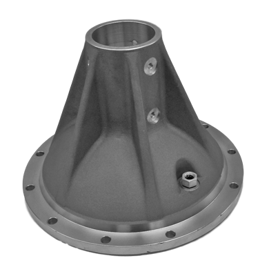 6 Rib Driver Side Bell with thrust block for Quick Change