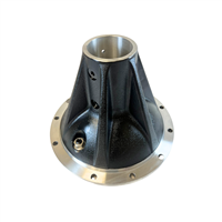 Black 6 Rib Driver Side Bell with thrust block for Quick Change