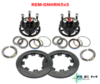 REM GN 5x5 bolt pattern hub & rotor kit