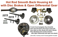 PEM HOT ROD 9 INCH REAR END KIT OPEN DIFF COMPLETE WITH  DISC BRAKES