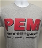 PEM Grey Logo T Shirt