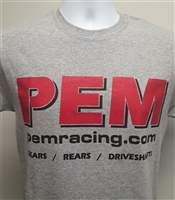 PEM Grey Logo T Shirt