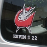 Custom Baseball Car Window Decals & Stickers