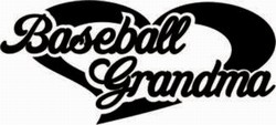 Baseball Grandma Car Window Decals | Stickers