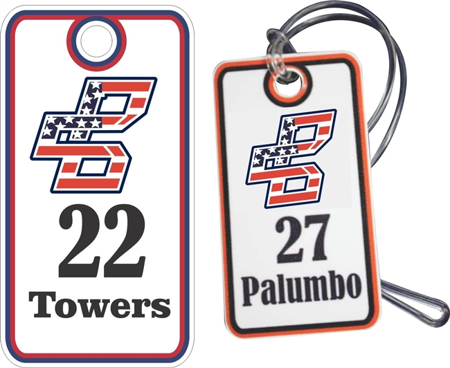 Bat Company Baseball Club Custom Baseball Bag Tags