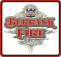 Burbank Fire Dept Car Window Decal