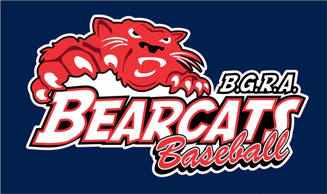 BGRA Bearcats Baseball Club Custom Baseball Decals | Stickers for your Car Window