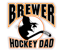 BYH "Hockey Dad" Car Window Decal
