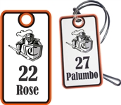 Camelot Knights Youth Custom Baseball Bag Tags