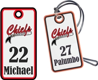 Connetquot Youth Baseball Custom Baseball Bag Tags